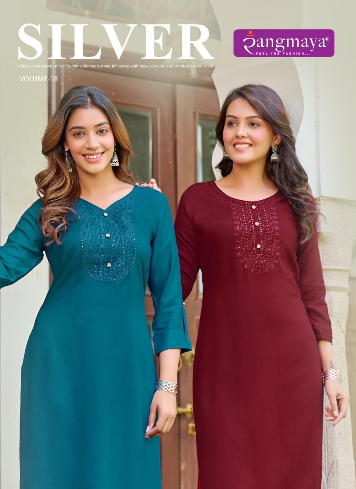 RANGMAYA KURTI SILVER VOL-18